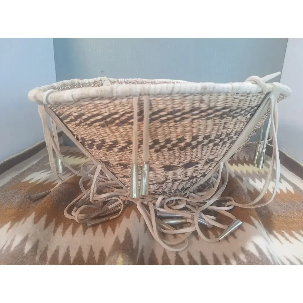 Vintage San Carlos Apache Burden Basket Helen Bonita Heard Museum Provenance